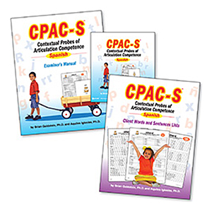 CPAC-S: Contextual Probes of Articulation Competence - Spanish Test Only Kit